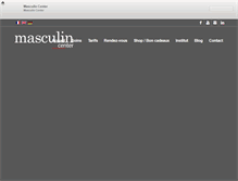 Tablet Screenshot of masculincenter.ch